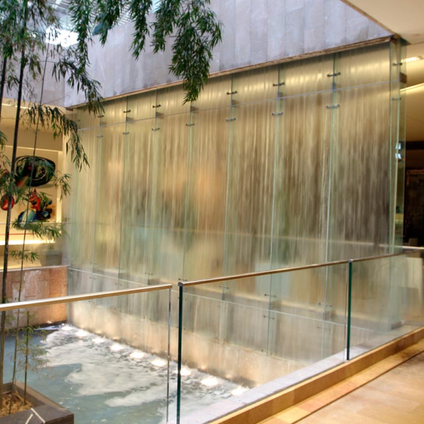 Glass waterfalls