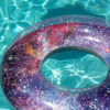 Galaxy Glitter 36" Pool Tube Deep Space Pink Glitter - Image 2